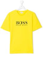 Boss Kids Logo Printed T-shirt - Yellow & Orange