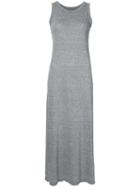 Current/elliott - Long Tank Dress - Women - Cotton/polyester/rayon - 0, Grey, Cotton/polyester/rayon