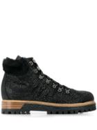 Le Silla Crystal Embellished Boots - Black