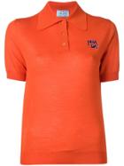 Prada Knitted Polo Shirt - Orange