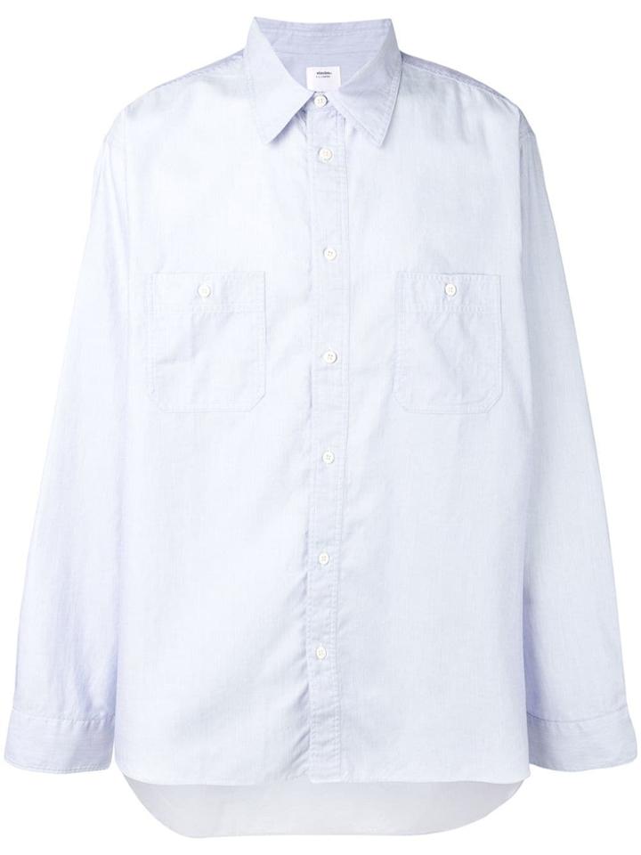 Visvim Long-sleeve Fitted Shirt - Blue