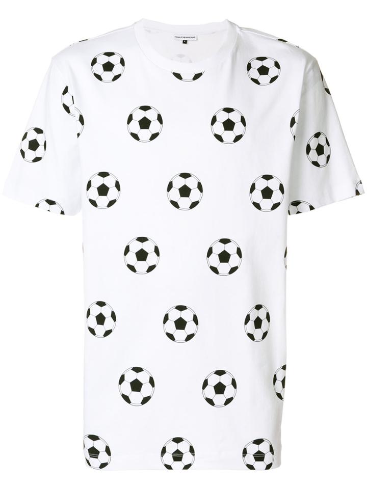 Gosha Rubchinskiy Football Print T-shirt - White