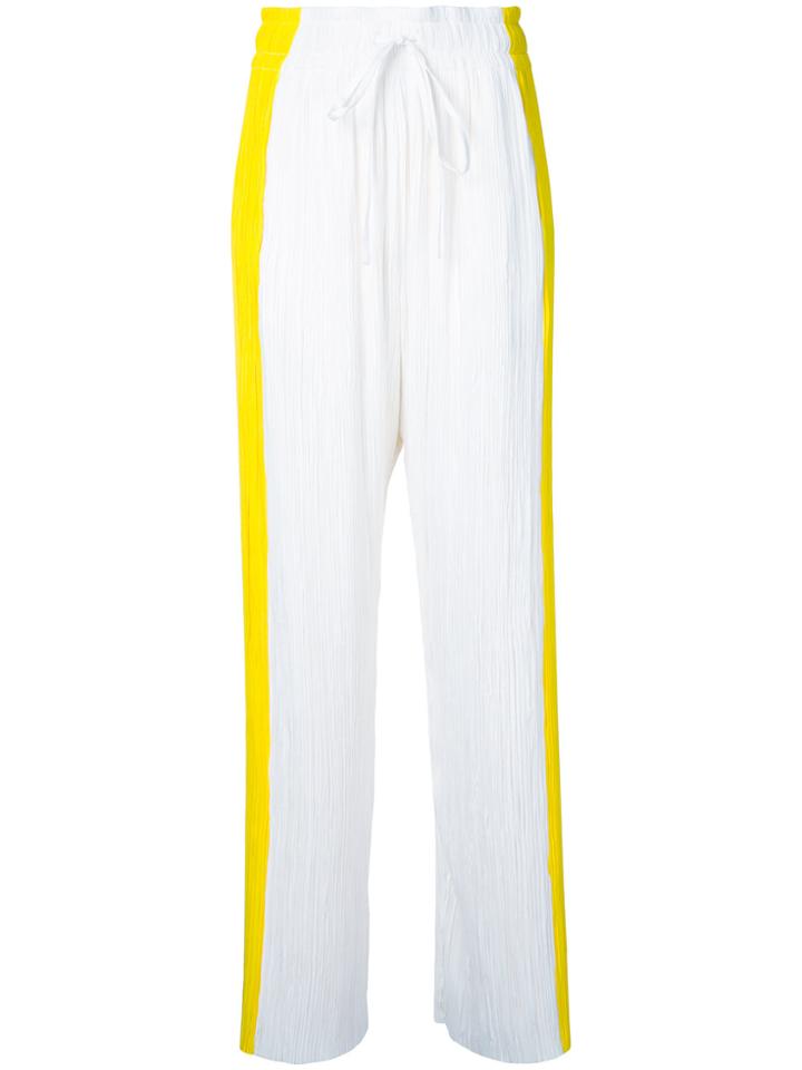 Haider Ackermann Pleated Trousers - White