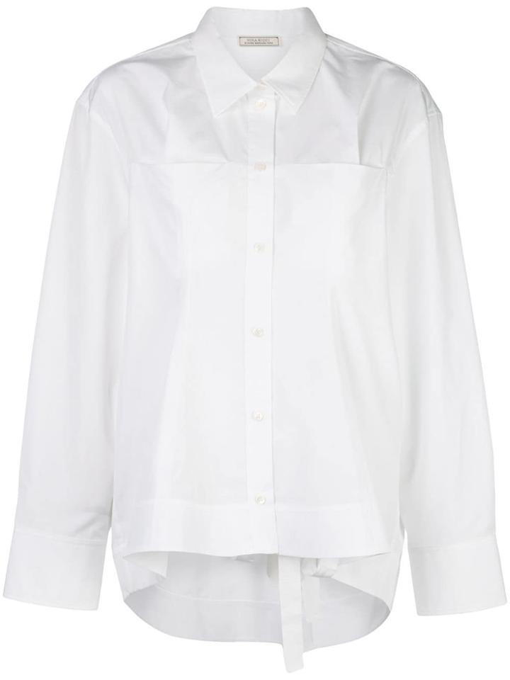 Nina Ricci Long-sleeve Oversized Shirt - White