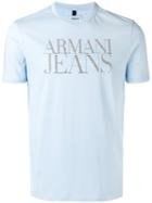Armani Jeans Classic T-shirt, Men's, Size: Medium, Blue, Cotton