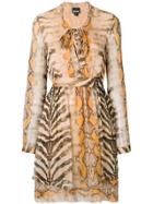 Just Cavalli Animal Print Dress - Nude & Neutrals