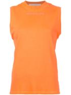 Eckhaus Latta - Muscle Tank Top - Women - Cotton - S, Yellow/orange, Cotton