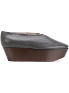 Lemaire Platform Wedge Slippers - Grey