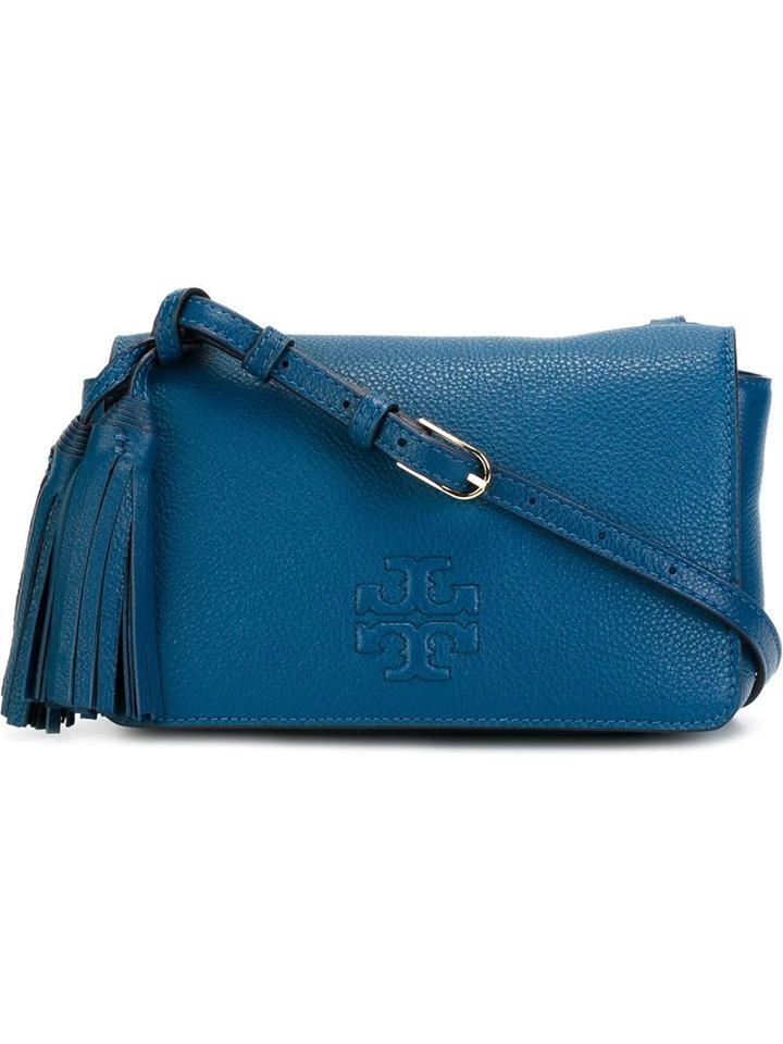 Tory Burch Small 'thea' Crossbody, Women's, Blue