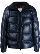 Moncler Stand Collar Puffer Jacket - Blue