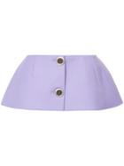 Natasha Zinko Waist Button Skirt - Pink & Purple