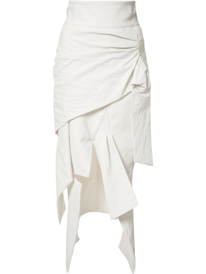 Maticevski 'cypher' Skirt, Women's, Size: 10, White, Spandex/elastane/silk/nylon/cotton