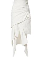 Maticevski 'cypher' Skirt, Women's, Size: 10, White, Spandex/elastane/silk/nylon/cotton