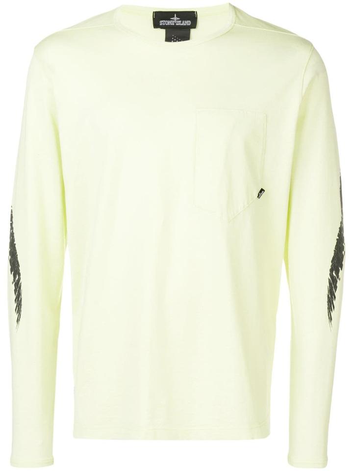 Stone Island Shadow Project Long Sleeve T-shirt - Yellow