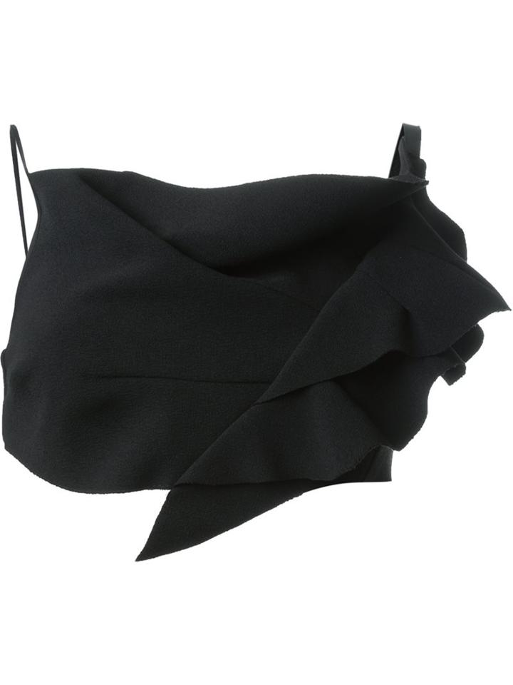 Christopher Esber Layered Leaf Shield Top