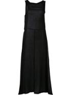 Ann Demeulemeester Flared Maxi Dress - Black