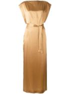 Catherine Quin 'tadao' Long Dress, Women's, Size: 2, Nude/neutrals, Silk