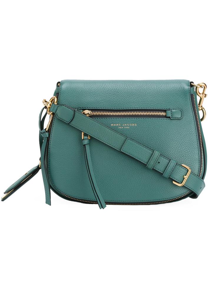 Marc Jacobs Recruit Saddle Crossbody Bag, Women's, Blue, Leather