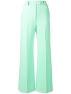 A.w.a.k.e. Mode High Waisted Tailored Trousers - Green