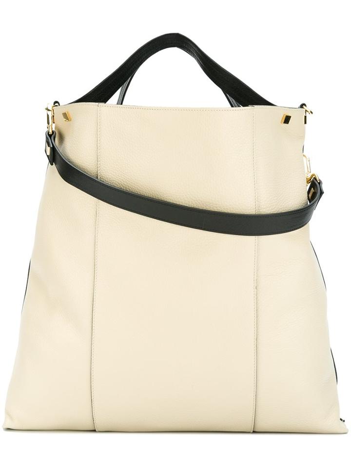 Giancarlo Petriglia Large Shopper Tote, Women's, Nude/neutrals