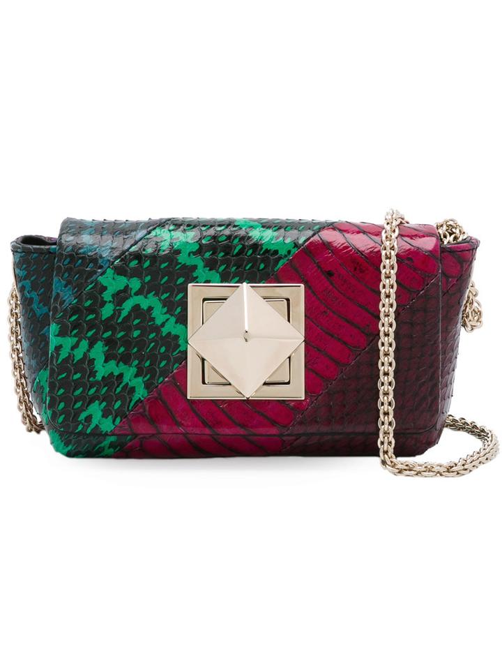 Sonia Rykiel Textured Panel Shoulder Bag, Women's, Leather