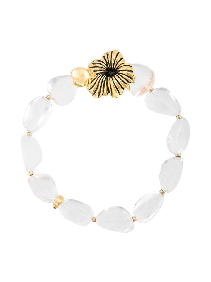 Lizzie Fortunato Jewels Brindisi Stone Embellished Necklace - Gold