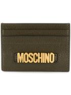 Moschino Logo Cardholder - Brown