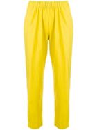 Erika Cavallini Cropped Trousers - Yellow
