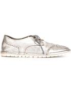 Marsèll Brogue Detail Lace-up Shoes - Metallic