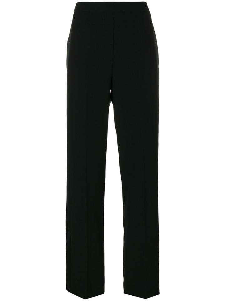 Neil Barrett - Satin Stripe Trousers - Women - Polyester/triacetate/viscose - 42, Black, Polyester/triacetate/viscose