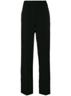 Neil Barrett - Satin Stripe Trousers - Women - Polyester/triacetate/viscose - 42, Black, Polyester/triacetate/viscose