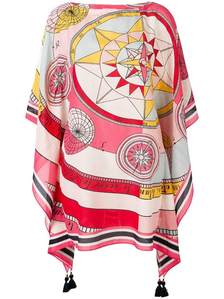 Tory Burch Constellation Kaftan Dress - Pink