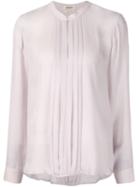 L'agence Front Pleat Blouse
