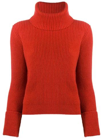 Alyki Roll Neck Jumper - Red