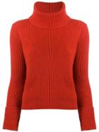 Alyki Roll Neck Jumper - Red
