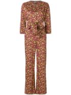 Vanessa Seward Print Belted Jumpsuit - Multicolour