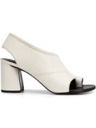 3.1 Phillip Lim Drum Sandals, Women's, Size: 37.5, White, Leather