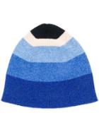 Ps By Paul Smith Striped Beanie Hat - Blue