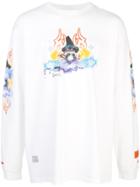 Heron Preston Airbrush Print Sweatshirt - White