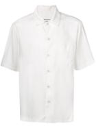 Ami Paris Camp Collar Short Sleeve Shirt - White