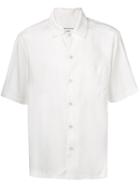 Ami Paris Camp Collar Short Sleeve Shirt - White