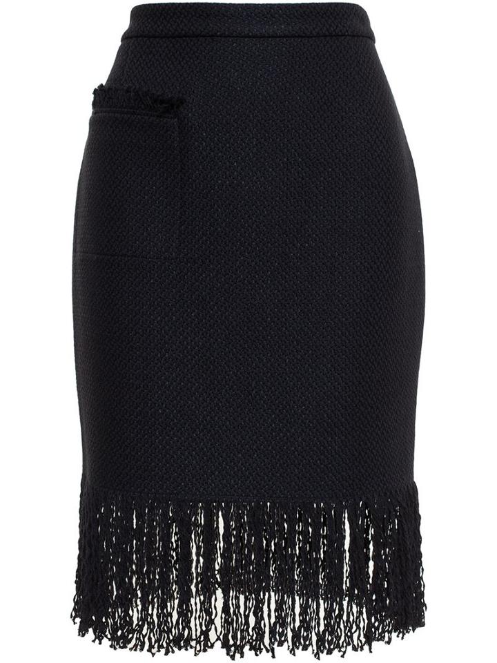 Adam Lippes Fringe Hem Skirt