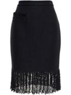 Adam Lippes Fringe Hem Skirt