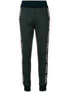 Fendi Tapered Jogging Trousers - Green