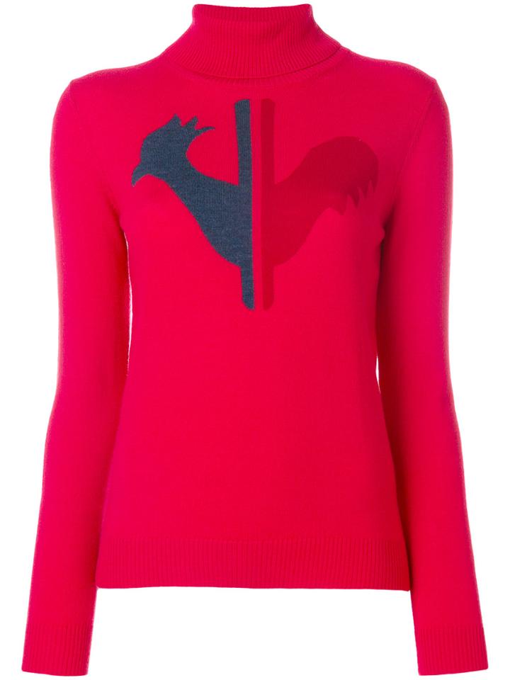 Rossignol Logo Patch Sweater - Red