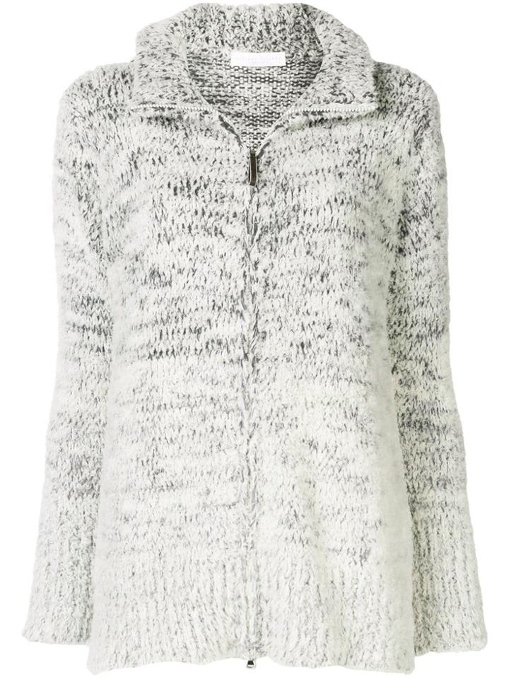 Fabiana Filippi Chunky Knit Cardigan - White