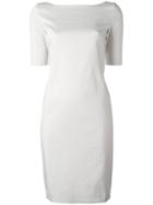 Les Copains Fitted Dress, Women's, Size: 50, Green, Cotton/elastodiene/polyamide