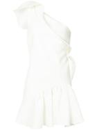 Maticevski Ruffled Mini Dress - White