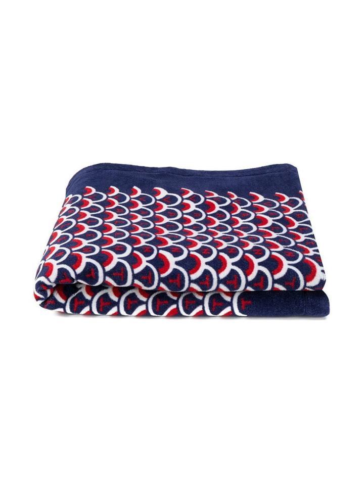 Valentino Scale Print Towel - Blue