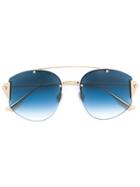 Dior Eyewear Aviator Sunglasses - Gold